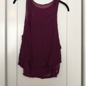 PURPLE LULULEMON TANK TOP